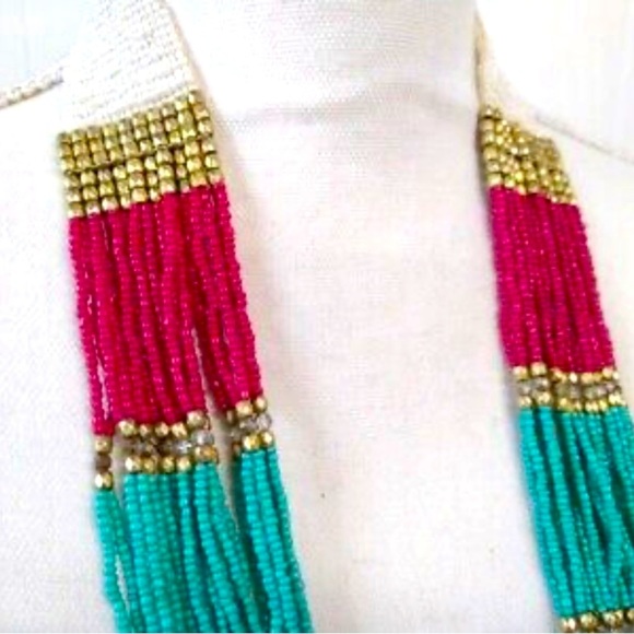 Chloe & Isabel Women's Seed Bead Boho Multistrand Necklace Multicolor - Picture 1 of 11